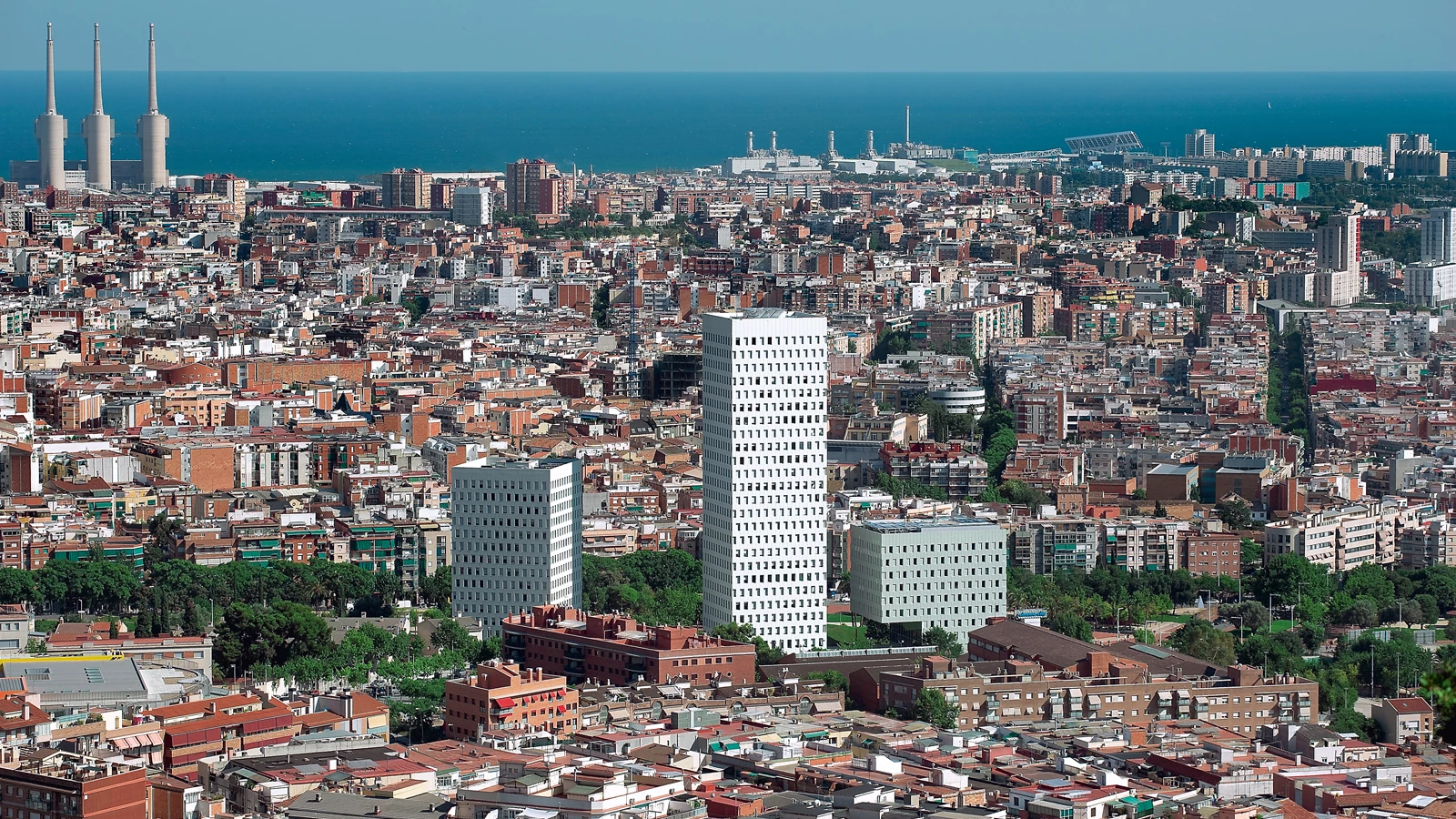 Vista panorámica de Santa Coloma de Gramenet